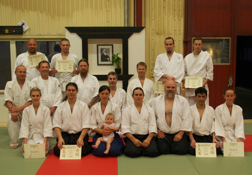 Bilder från gradering – Aikido